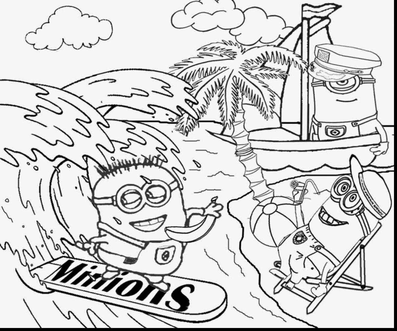 1320x1100 New Despicable Me 2 Coloring Page Fun