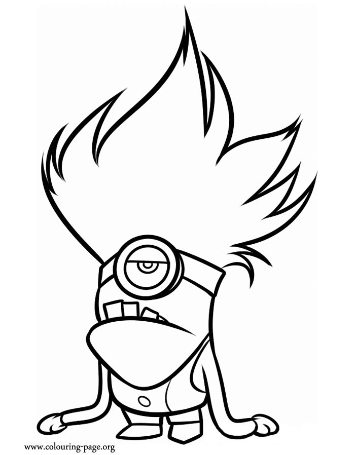 700x898 Despicable Me 2 Evil Minions Coloring Pages