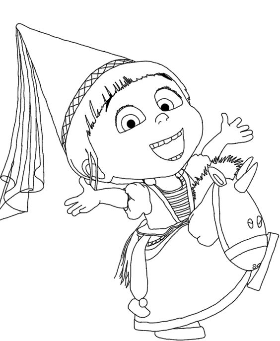Despicable Me Unicorn Coloring Pages at GetColorings.com | Free ...