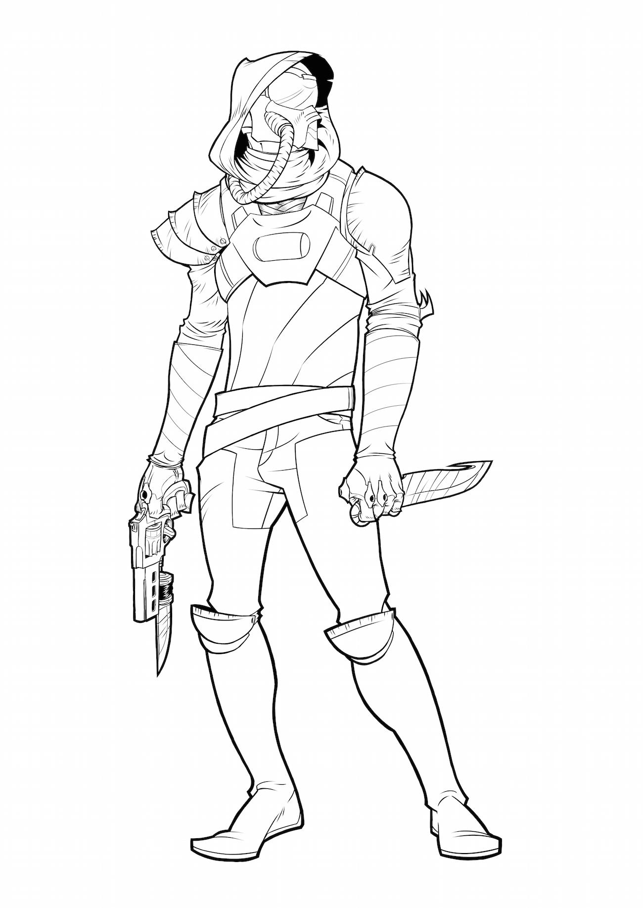 Destiny Game Coloring Pages Page Image Clipart Images Grig3 Org 1300x1835 Destiny Game Coloring Pages Page Image Clipart Images Grig3 Org