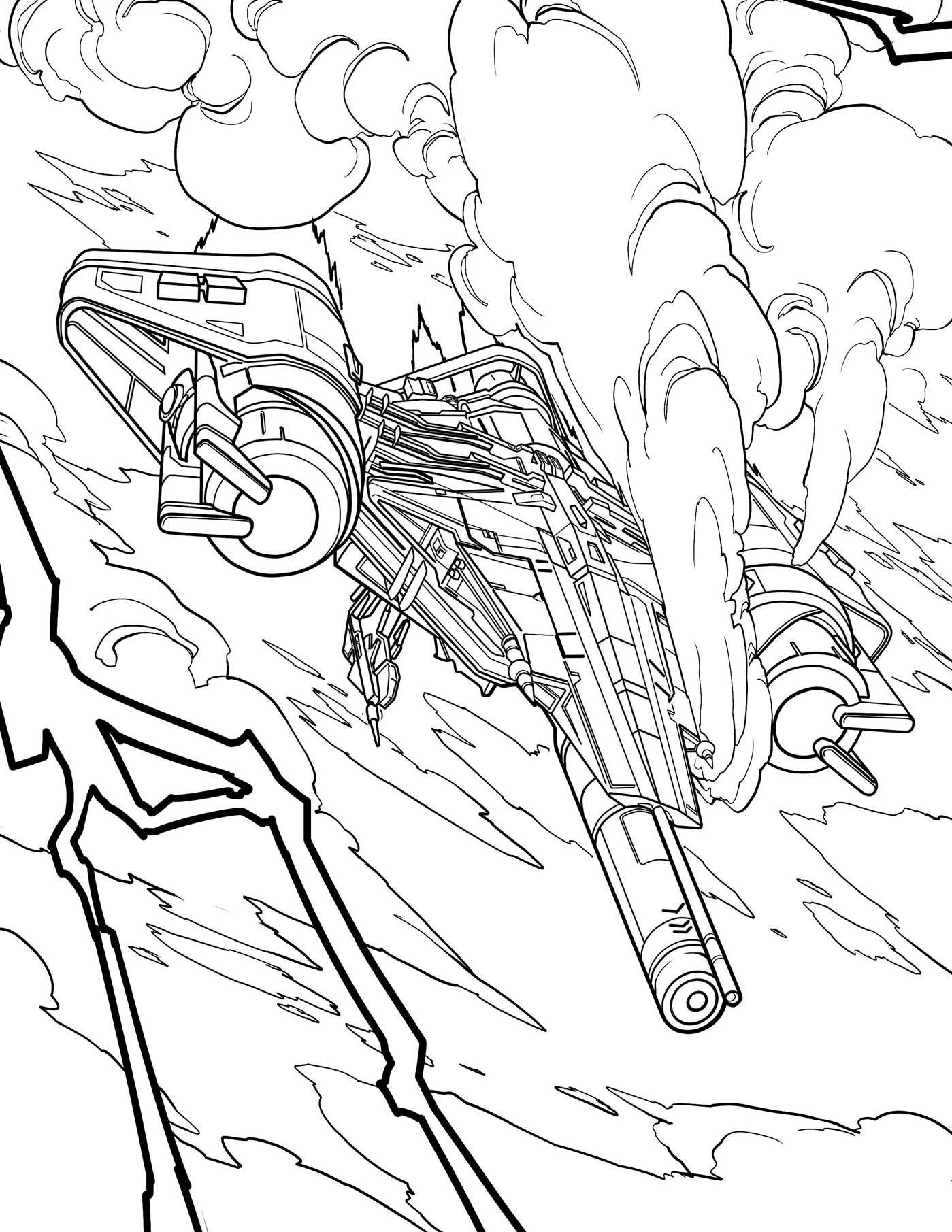 Destiny The Official Coloring Book Book By Bungie, Ze Carlos 1399x1811 Destiny The Official Coloring Book Book By Bungie, Ze Carlos