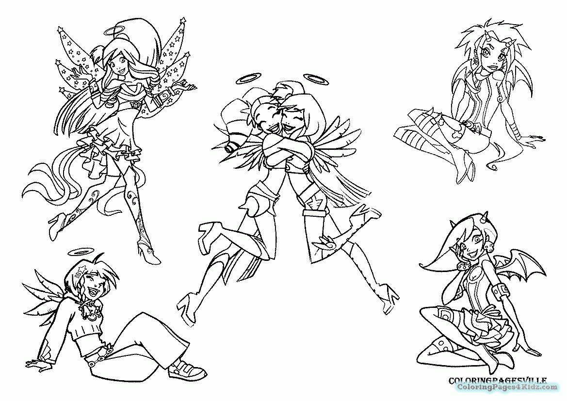 1169x827 Fresh Adult Angel And Devil Coloring Pages Gallery Free Coloring