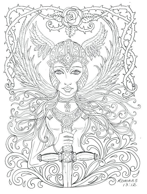 570x750 Printable Angel Coloring Pages For Kids Free Printable Angel