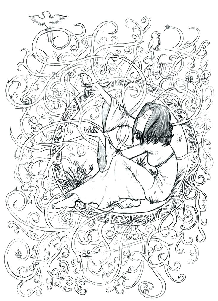 736x1013 Free Intricate Coloring Pages Adult Coloring Sheets And Free