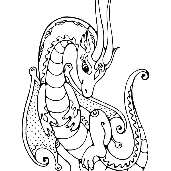 600x600 Dragon Coloring Pages Homely Design Real Dragon Coloring Pages