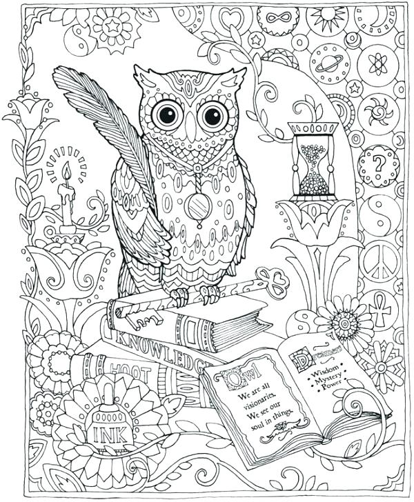 600x728 Printable Detailed Coloring Pages