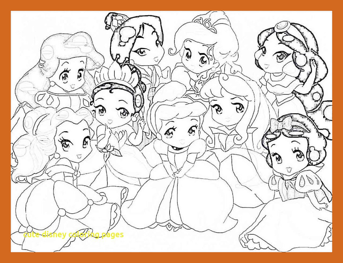 1092x836 The Best Cute Disney Coloring Pages With Picture For Very Detailed