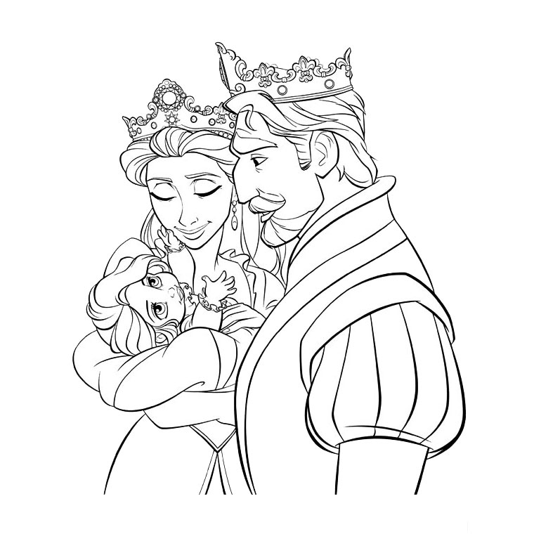 760x760 Best Rapunzel Disney Princess Coloring Pages Free 1259 Printable