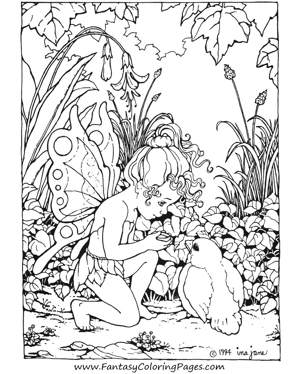 Printable Coloring Pages For Adults Fairies Printables And Menu 960x1200 Printable Coloring Pages For Adults Fairies Printables And Menu