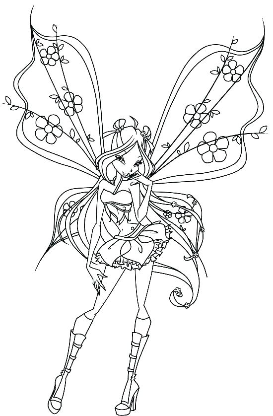 Fairy Coloring Pages 550x838 Fairy Coloring Pages