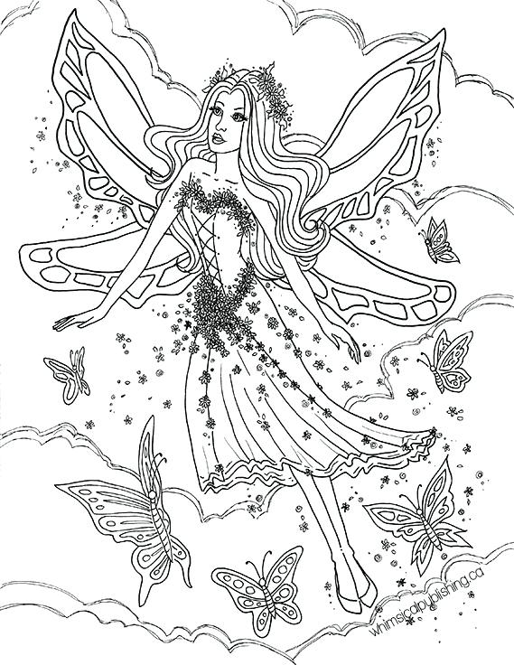 569x736 Fairy Colouring In Pictures Free Fairy Coloring Pages For Adults