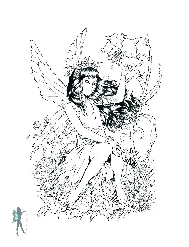 650x850 Fantasy Coloring Pages For Adults Together With Coloring Page