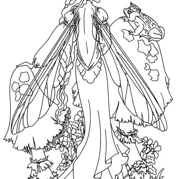 595x600 Free Printable Fantasy Coloring Pages For Adults Coloring Page