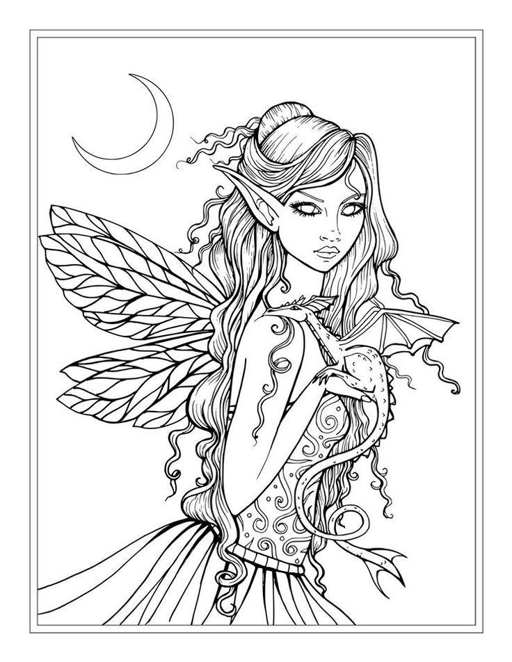 736x952 Peaceful Inspiration Ideas Fantasy Coloring Pages For Adults