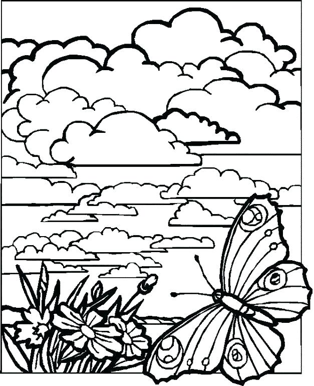 Landscape Coloring Pages Landscape Coloring Book Coloring Pages 627x770 Landscape Coloring Pages Landscape Coloring Book Coloring Pages