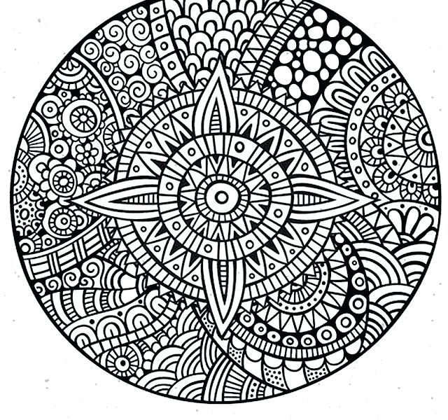 Detailed Mandala Coloring Pages at GetColorings.com | Free printable ...