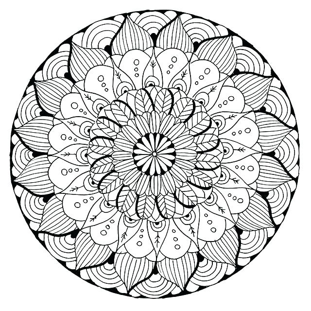 640x640 Difficult Mandala Coloring Pages Difficult Mandala Coloring Pages