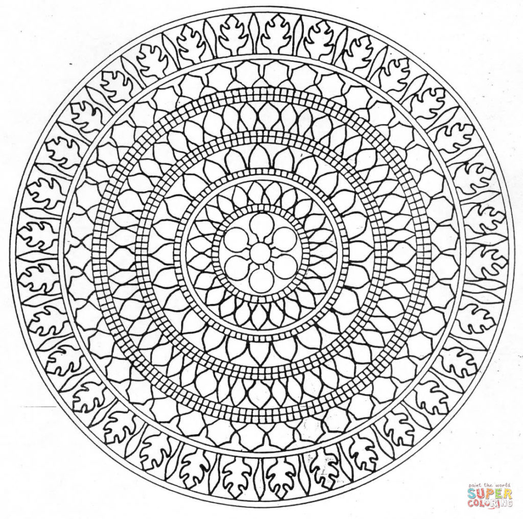 1024x1016 22 Printable Mandala Amp Abstract Colouring Pages For Meditation