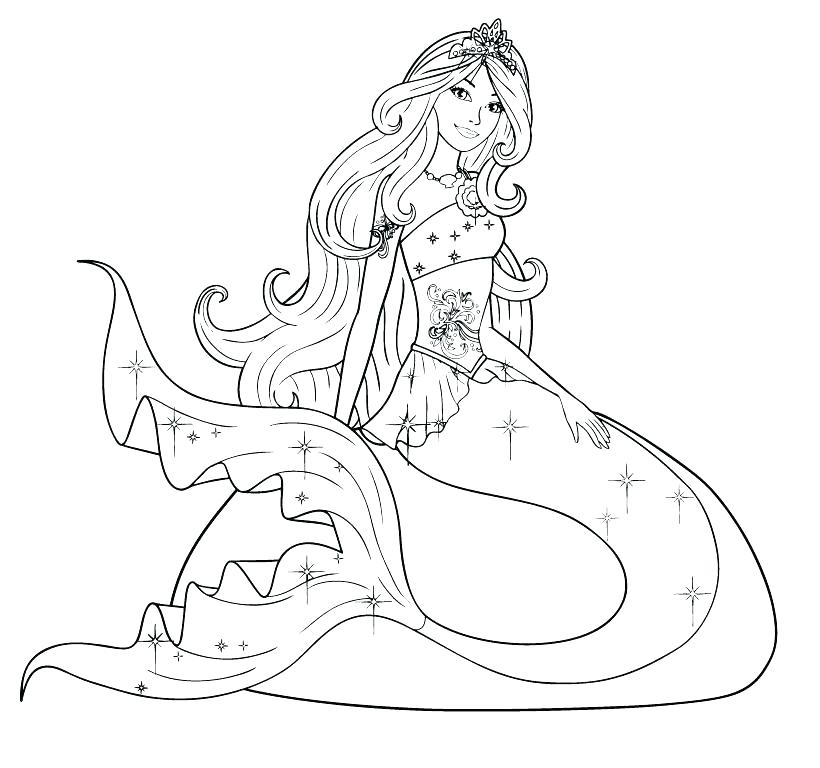 820x768 Free Coloring Pages Barbie Barbie Mermaid Tale Coloring Pages