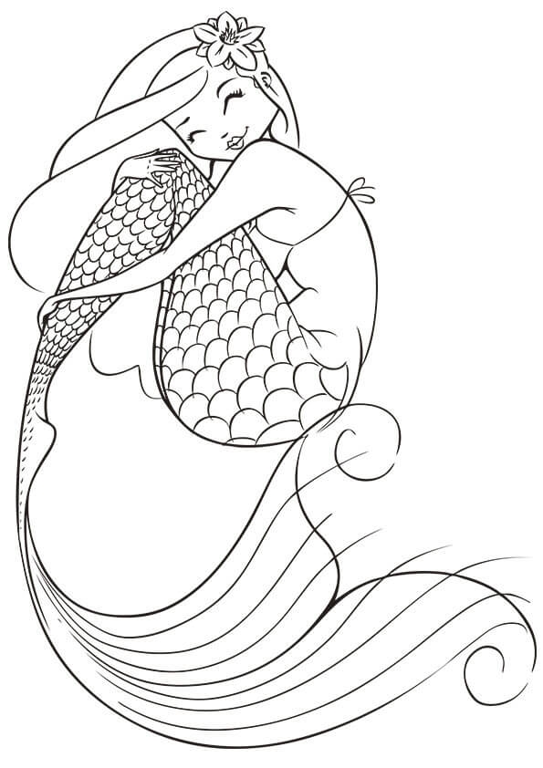 595x842 Best 25 Mermaid Coloring Ideas On Ba Mermaid Tattoo