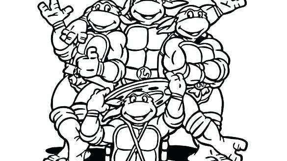585x329 Sea Turtle Coloring Pages