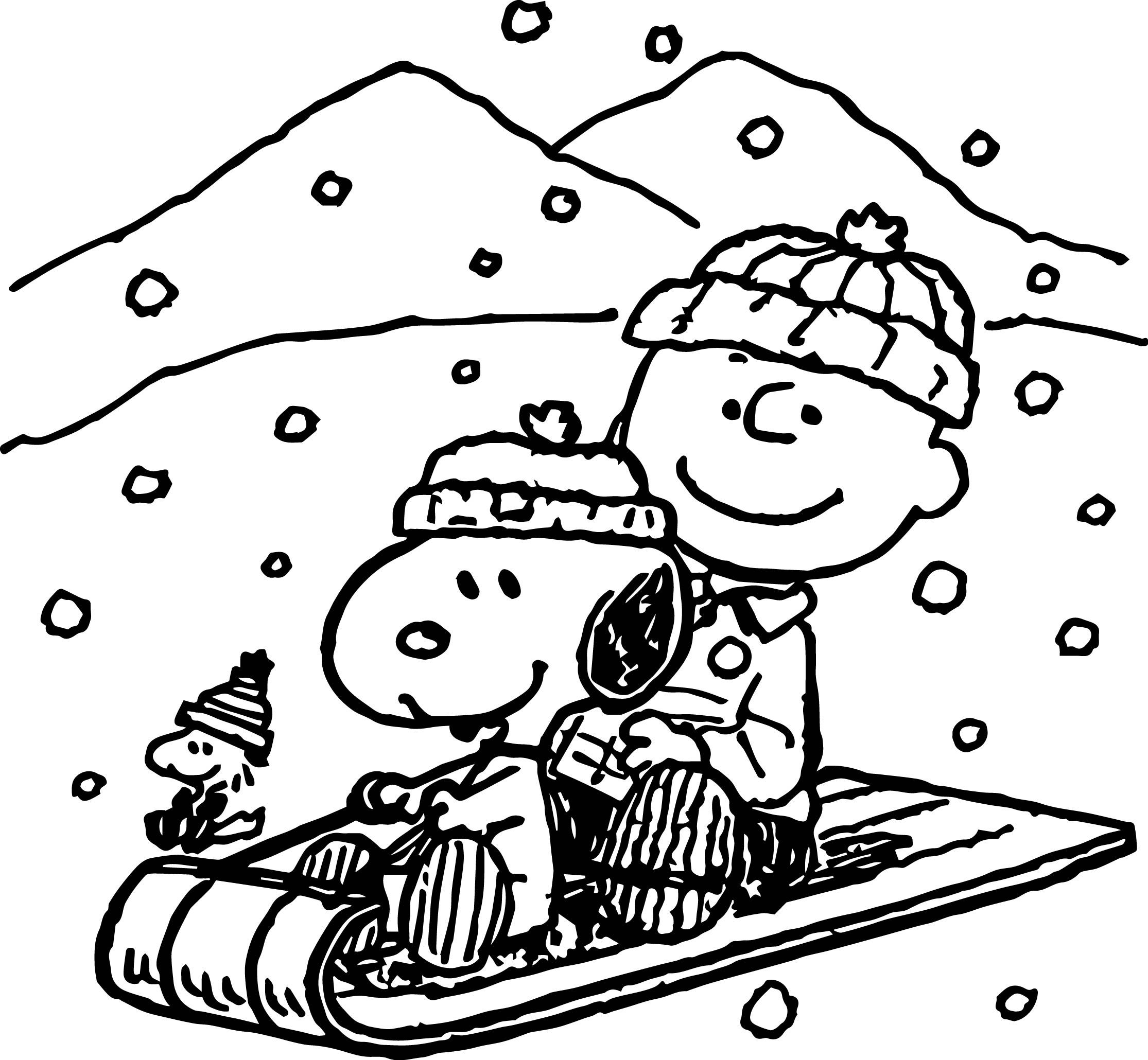2230x2060 Snoopy Winter Coloring Page.jpg Peanuts
