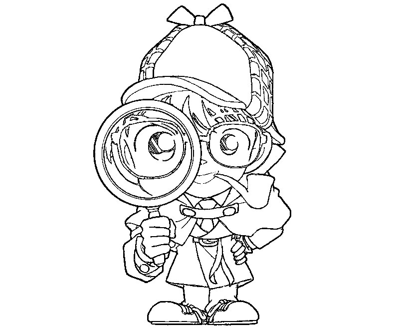 Detective Conan Coloring Pages 800x667 Detective Conan Coloring Pages