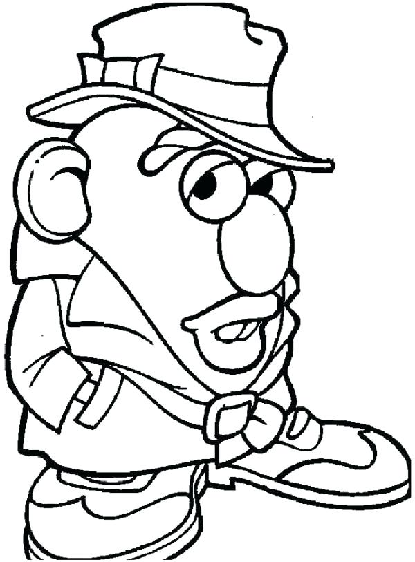 Potato Coloring Pages 600x813 Potato Coloring Pages