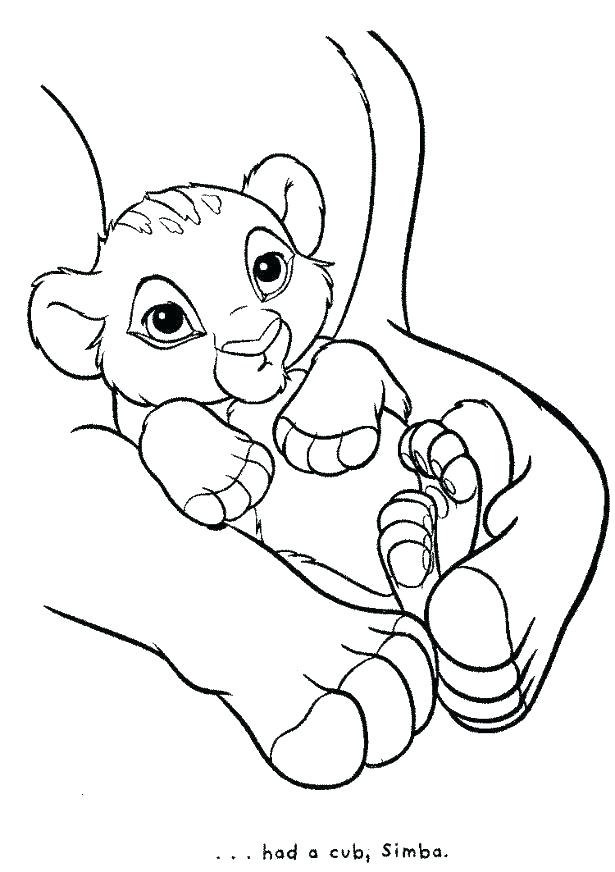 615x872 Coloring Pictures Of Lions Coloring Pages Lions Baby Lion Coloring