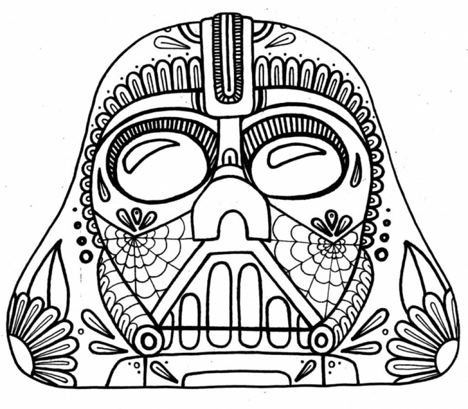 960x839 Free Dia De Los Muertos Coloring Marvelous Dia De Los Muertos