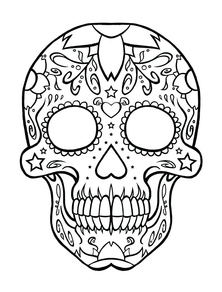 Day Of The Dead Coloring Skulls Day Of The Dead Coloring Sheets 759x1000 Day Of The Dead Coloring Skulls Day Of The Dead Coloring Sheets