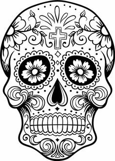 236x331 Free Printable Dia De Los Muertos Coloring Page Dia De Los