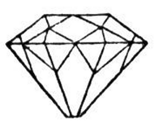 Diamond Coloring Page at GetColorings.com | Free printable colorings ...