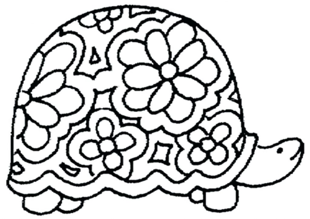 1024x724 Coloring Page ~ Diamond Coloring Pages Impressive Page Of A Turtle