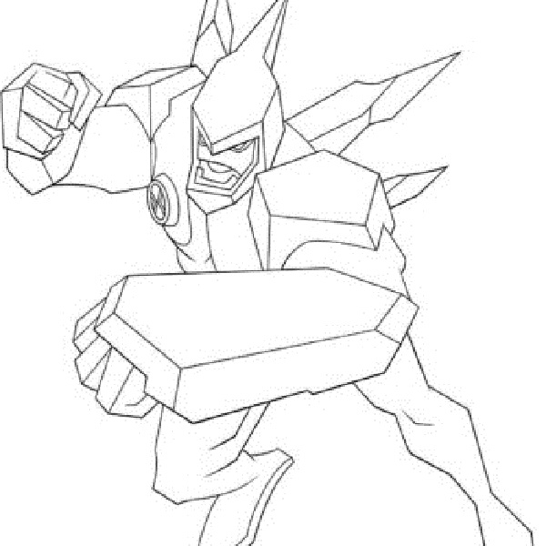 600x600 Ben 10 Diamondhead Coloring Pages Coloring Kids Ben 10