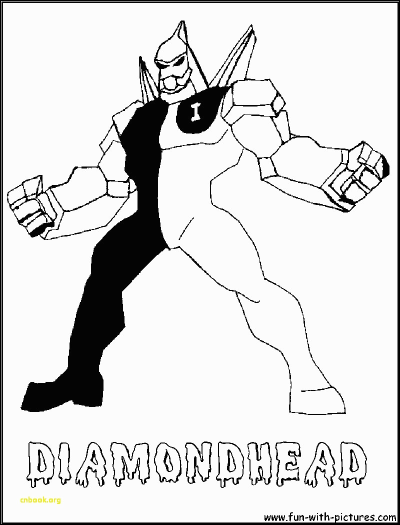 800x1050 Ben 10 Diamondhead Coloring Pages Online Coloring Book