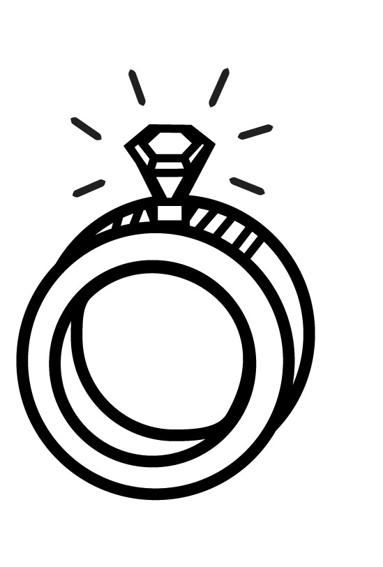 549x812 Diamond Ring Coloring Pages