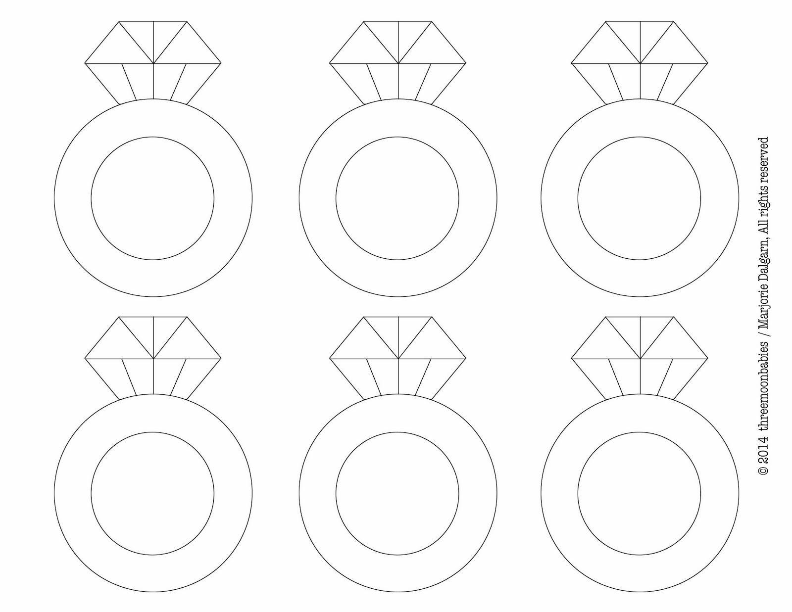 1600x1237 Diamond Ring Template Printable