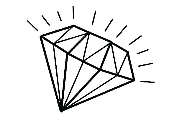600x450 Diamond Coloring Page Coloring Diamond Coloring Page Diamond