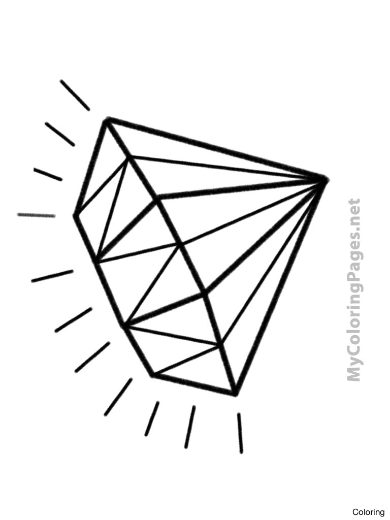 768x1024 Wonderful Coloring Pages Of Diamonds Timely Pr