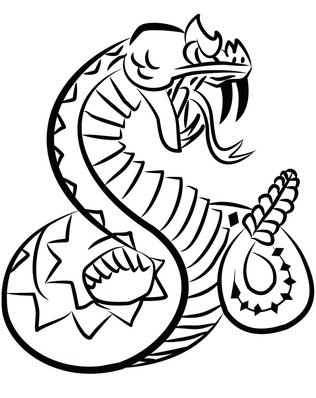 Coloring Page ~ Rattlesnake Coloring Page Drawing Library Free 1024x1289 Coloring Page ~ Rattlesnake Coloring Page Drawing Library Free
