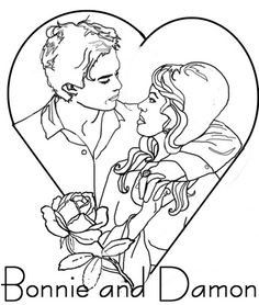 Stefan And Elena Vampire Diaries Coloring Pages Tv Coloring 236x278 Stefan And Elena Vampire Diaries Coloring Pages Tv Coloring