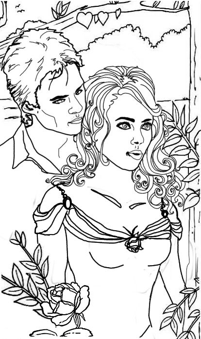 Vampire Diaries Coloring Pages Kyrsten Vogts Adult 414x698 Vampire Diaries Coloring Pages Kyrsten Vogts Adult