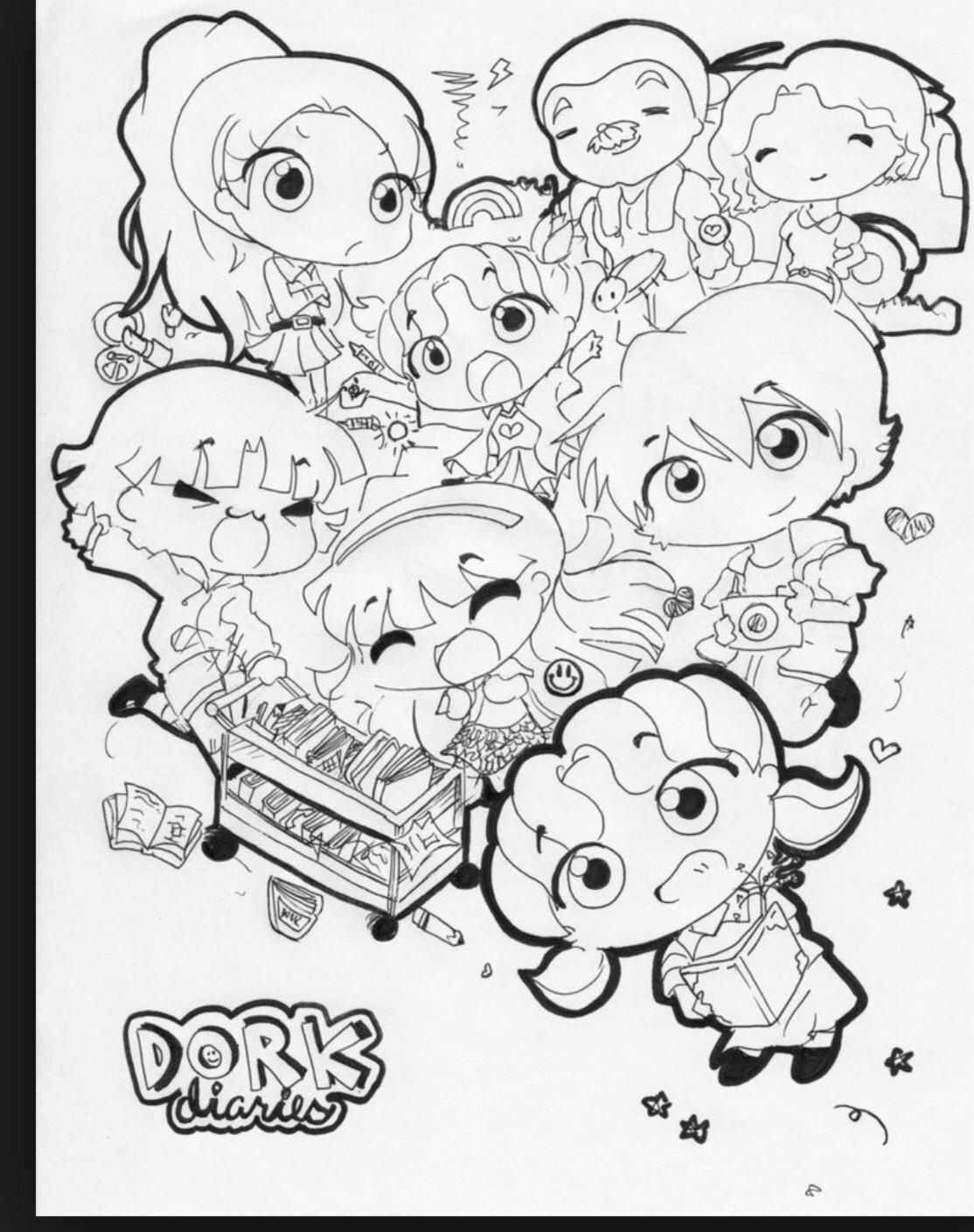 Cool Dork Diaries Coloring Pages 1114x1408 Cool Dork Diaries Coloring Pages