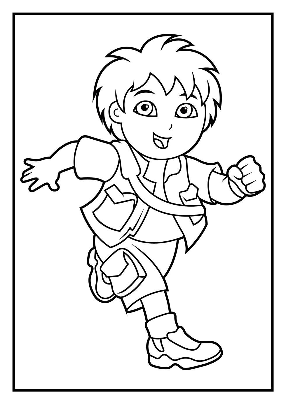 Dora And Diego Coloring Pages, Diego Coloring Pages Decoraciones 980x1386 Dora And Diego Coloring Pages, Diego Coloring Pages Decoraciones