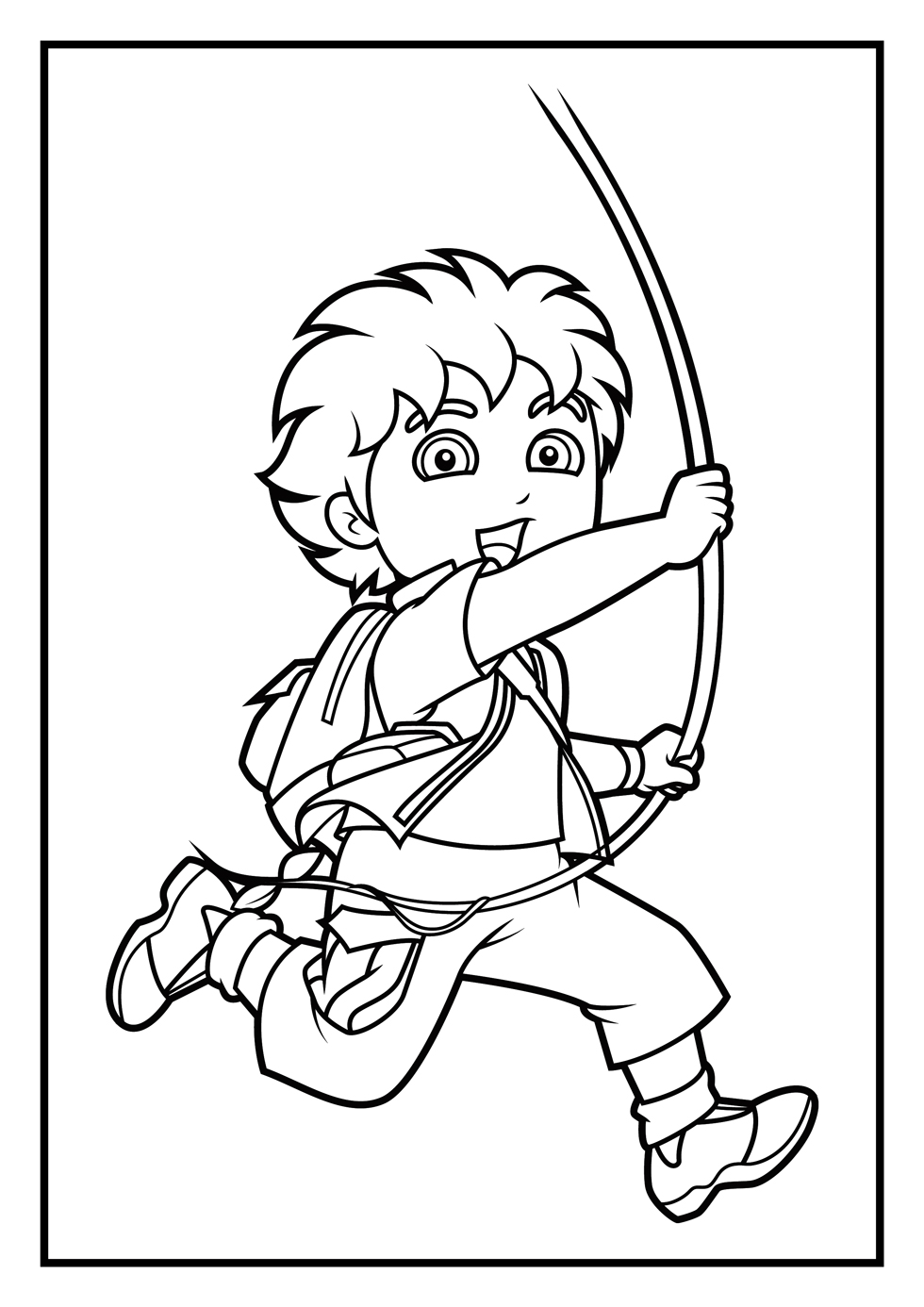 Diego Coloring Pages 980x1386 Diego Coloring Pages