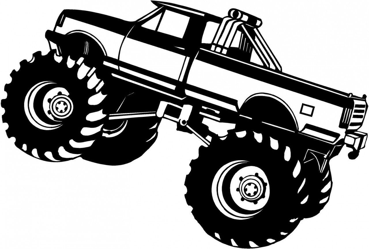 1280x863 Mud Truck Coloring Pictures