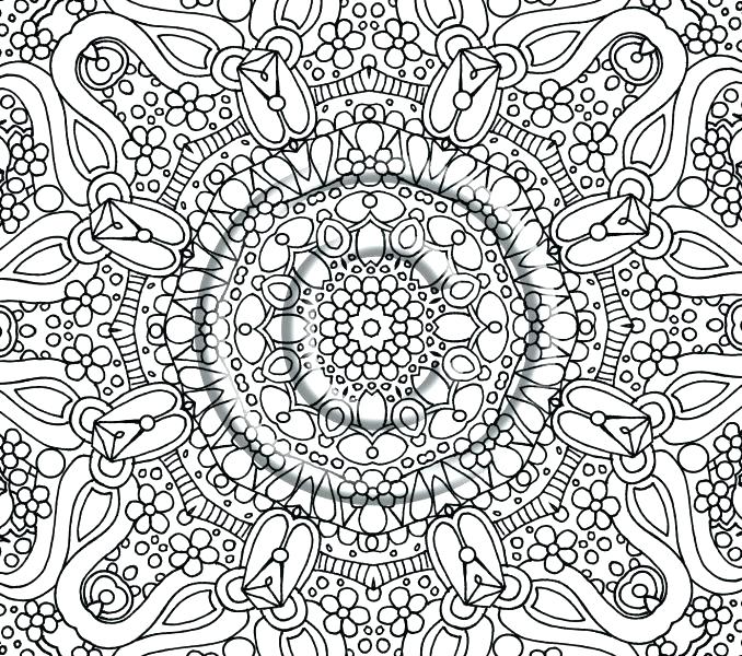 678x600 Abstract Flower Coloring Pages Abstract Colouring Pages Pdf