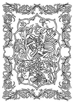 Difficult Abstract Coloring Pages at GetColorings.com | Free printable ...