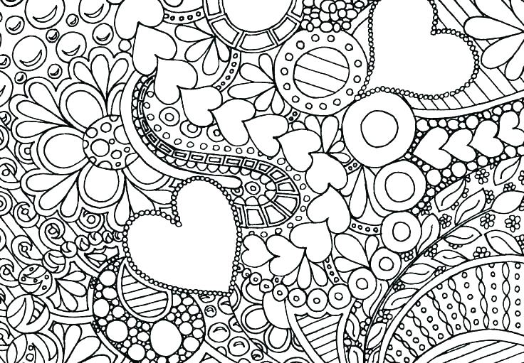 Hard Coloring Pages For Adults With Printable Difficult Coloring 736x511 Hard Coloring Pages For Adults With Printable Difficult Coloring
